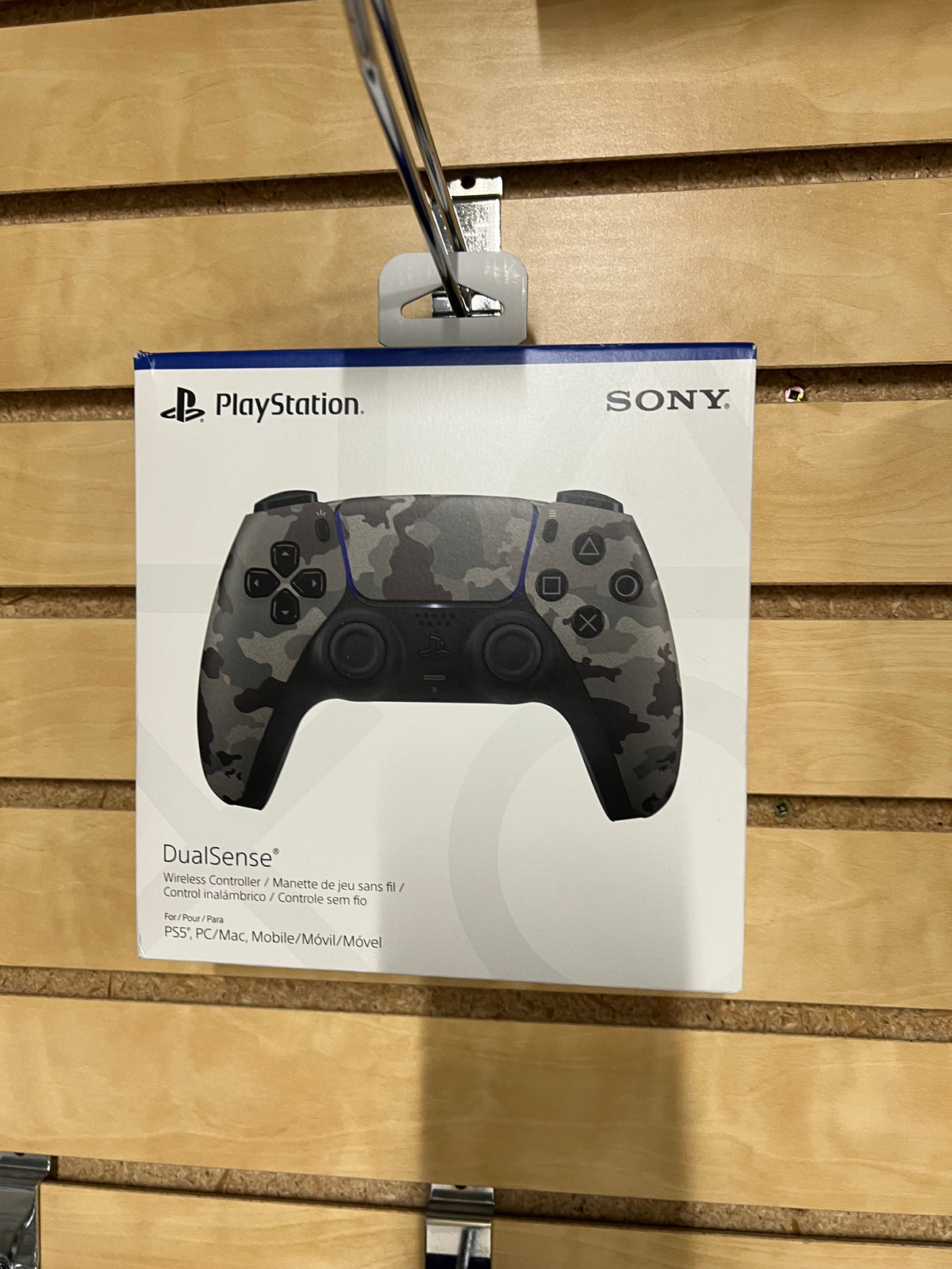 PlayStation DualSense Wireless Controller – Gray Camouflage
