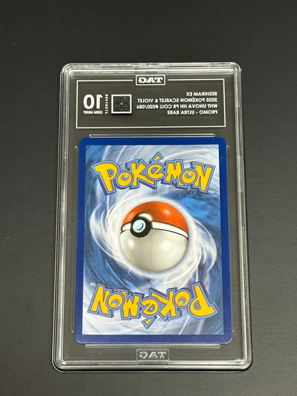 Pokemon Reshiram ex 020/086 Promo Ultra Rare White Flare TAG 10 Gem Mint