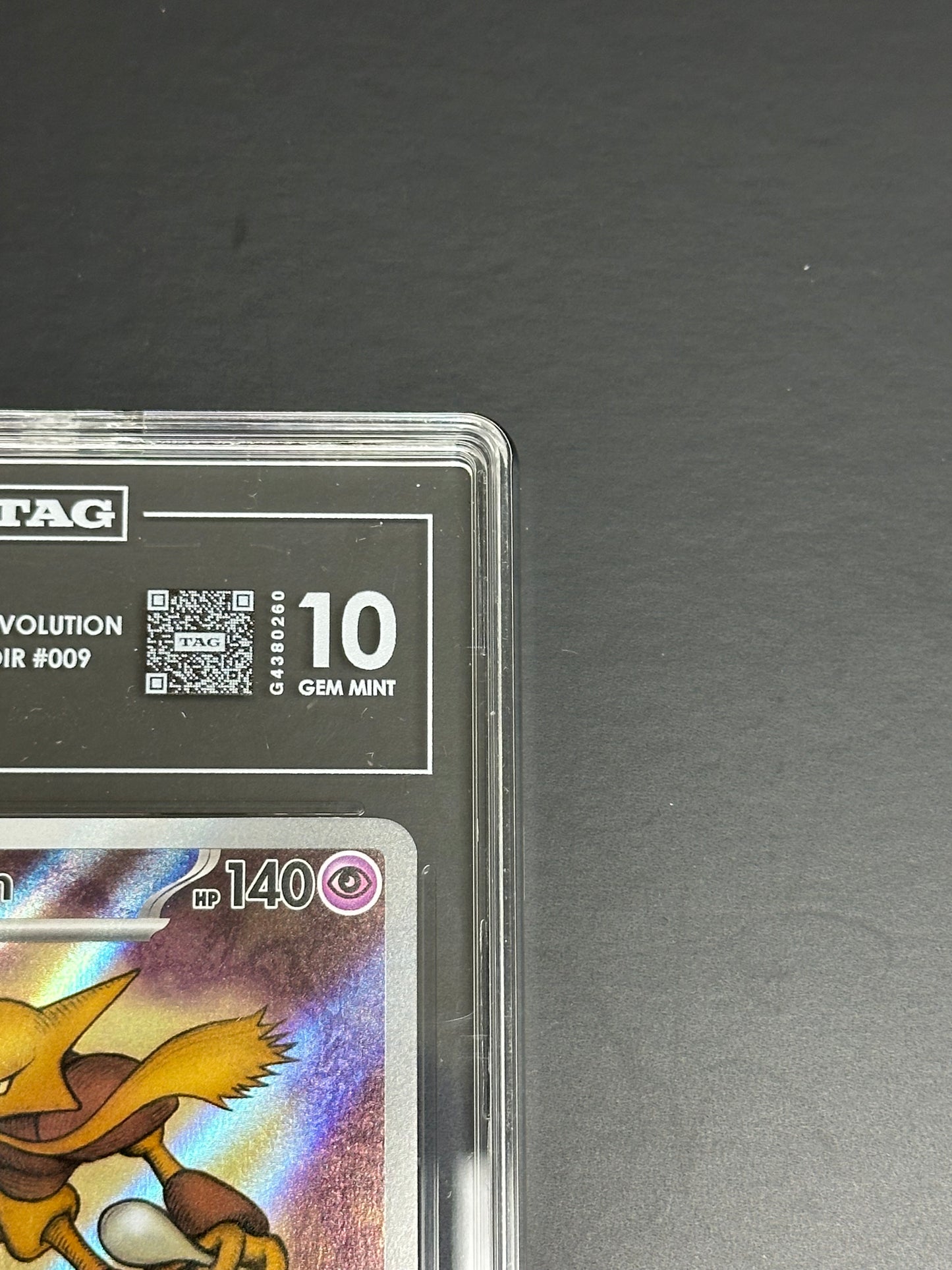 Pokemon Alakazam 009 Black Star Promo Mega Evolution ETB TAG 10 Gem Mint