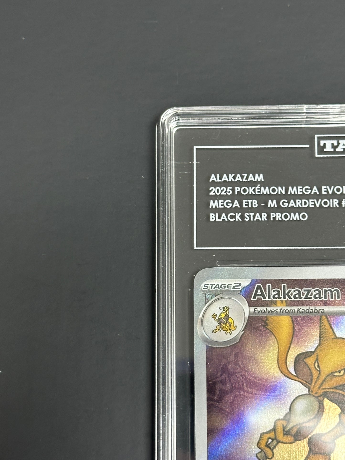 Pokemon Alakazam 009 Black Star Promo Mega Evolution ETB TAG 10 Gem Mint