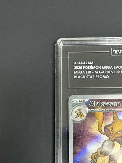 Pokemon Alakazam 009 Black Star Promo Mega Evolution ETB TAG 10 Gem Mint