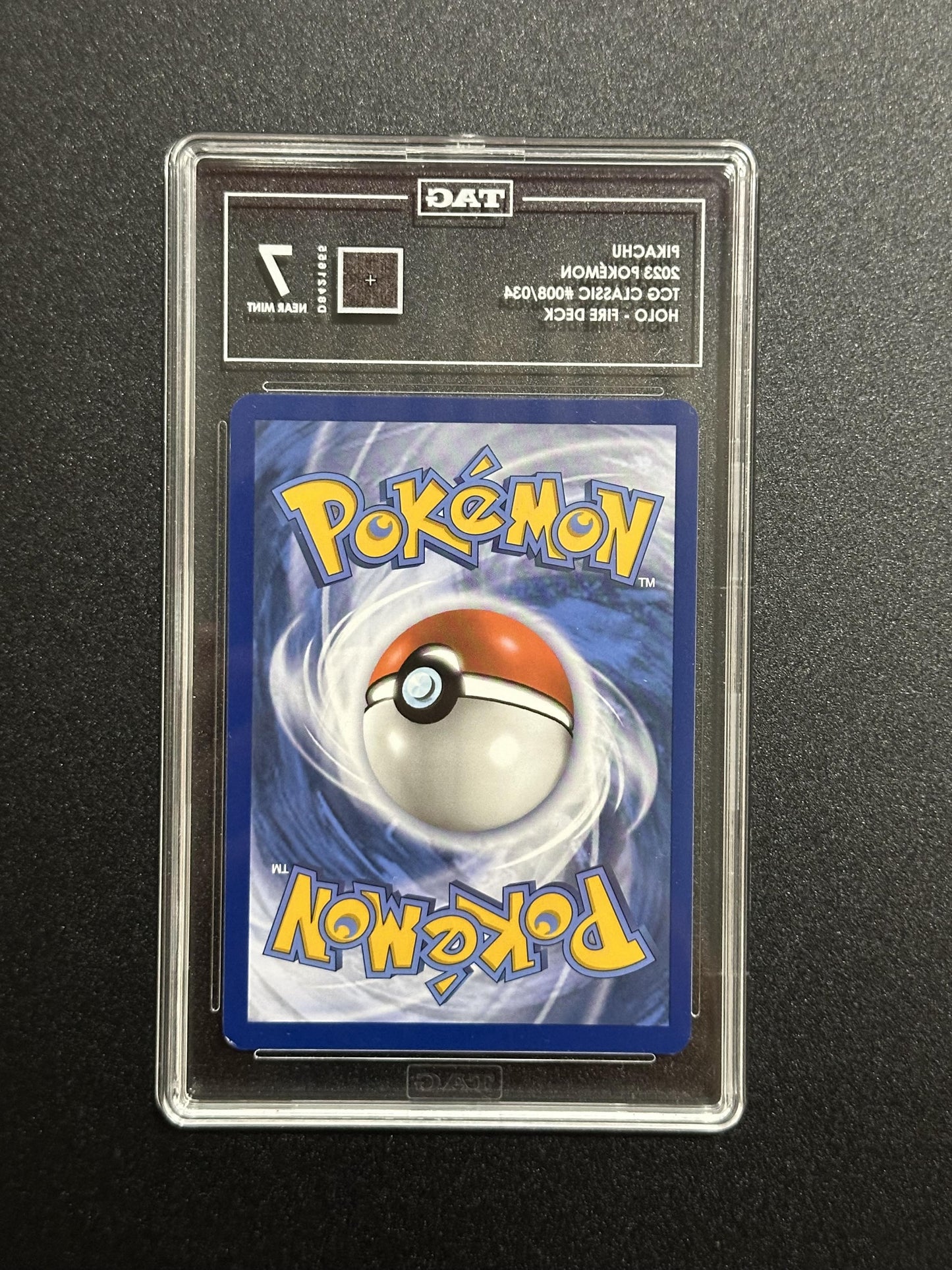 Pikachu 008/034 - back of slab