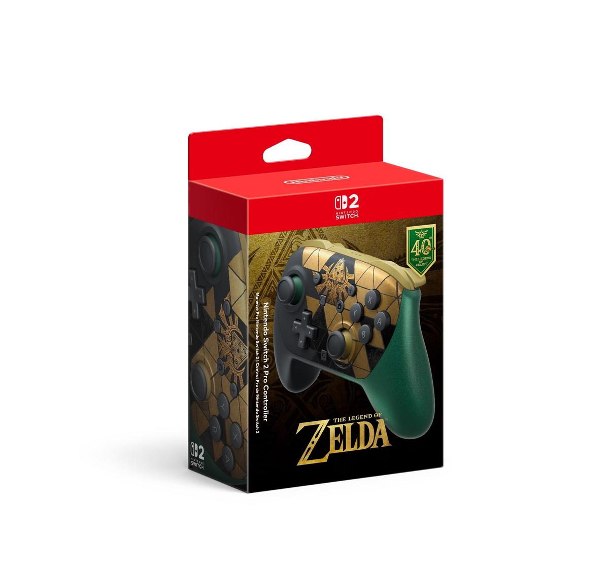 Nintendo Switch 2 Pro Controller – The Legend of Zelda 40th Anniversary Edition