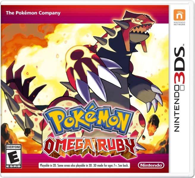 Nintendo 3DS Pokemon Omega Ruby box art