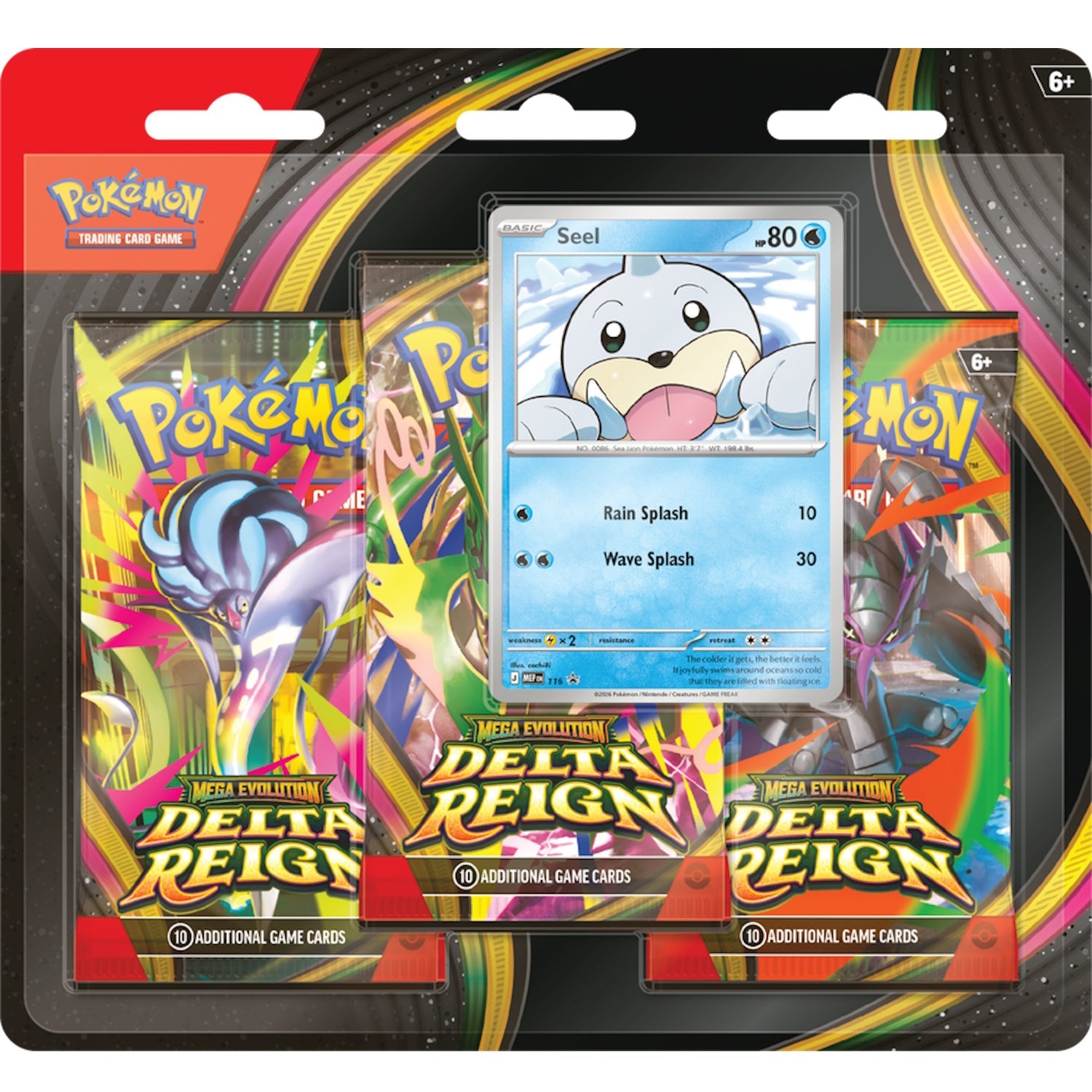 Pokémon TCG: Mega Evolution—Delta Reign 3-Pack Blister