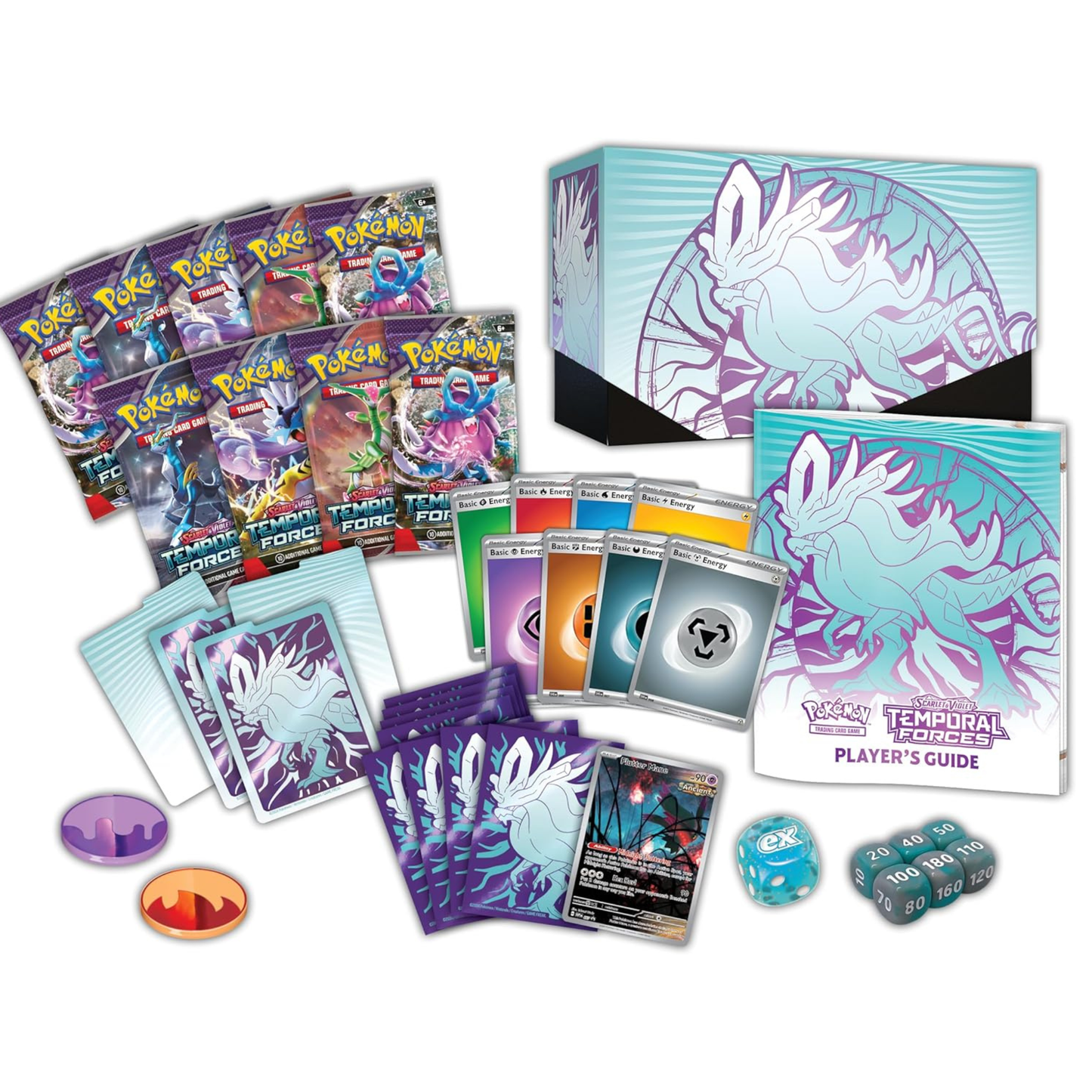 Pokémon TCG: Scarlet & Violet Temporal Forces Elite Trainer Box (Walking Wake)