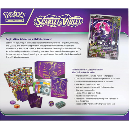 Pokémon TCG: Scarlet & Violet Elite Trainer Box (Miraidon)