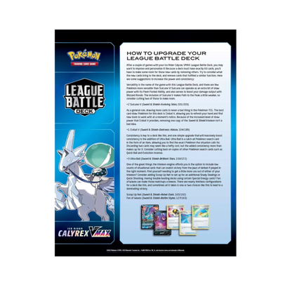 Pokémon TCG: Ice Rider Calyrex VMAX League Battle Deck
