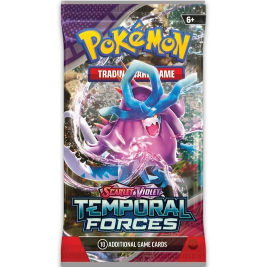 Pokémon TCG: Scarlet & Violet-Temporal Forces Booster Pack (10 Cards) - Walking Wake ex