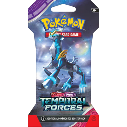 Pokémon TCG: Scarlet & Violet-Temporal Forces Sleeved Booster Pack (10 Cards) - Iron Crown ex