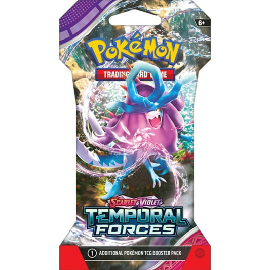 Pokémon TCG: Scarlet & Violet-Temporal Forces Sleeved Booster Pack (10 Cards) - Walking Wake ex