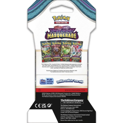 Pokémon TCG: Scarlet & Violet-Twilight Masquerade Sleeved Booster Pack - Ursaluna ex