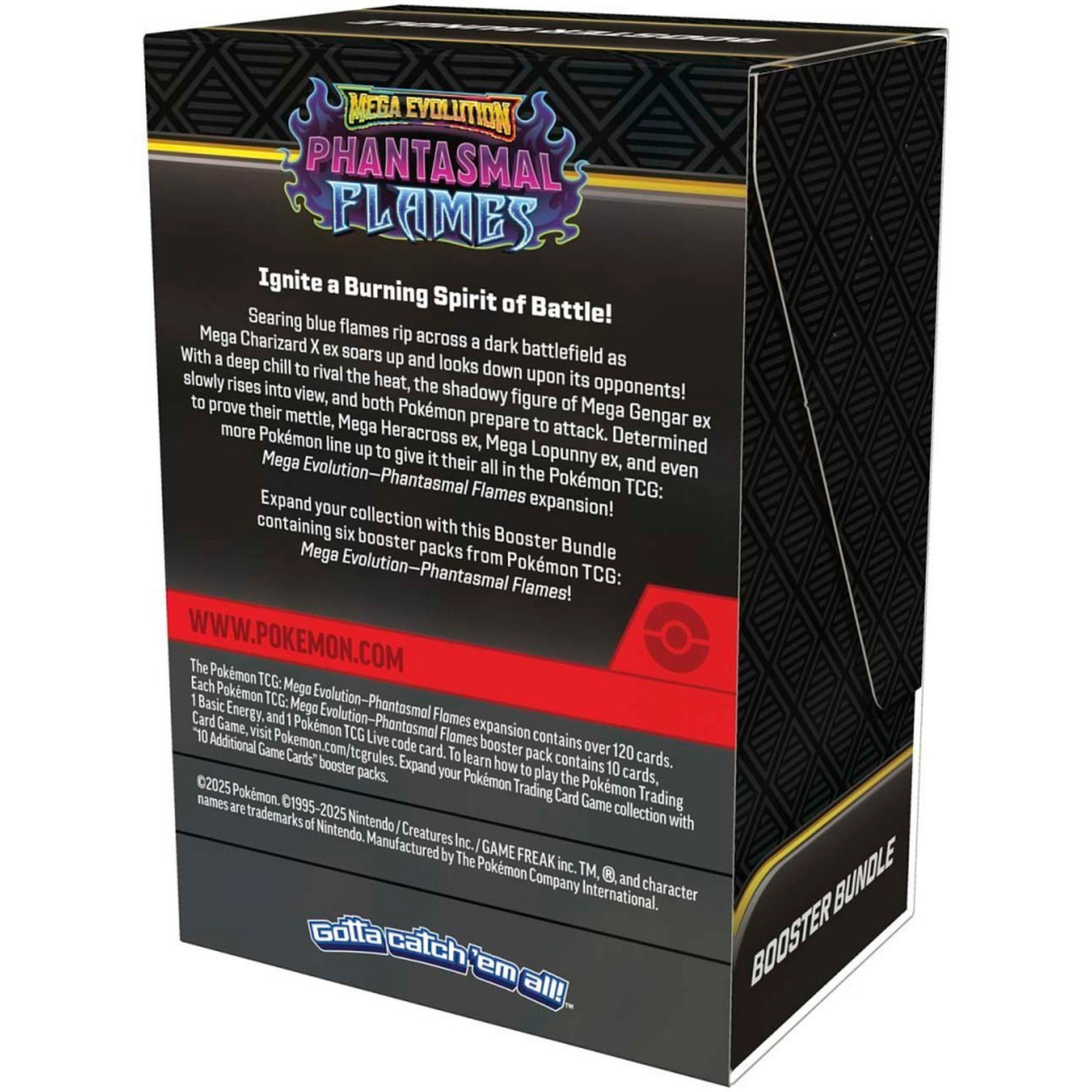 Pokémon TCG: Mega Evolution Phantasmal Flames Booster Bundle