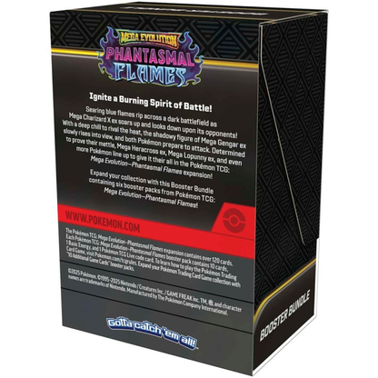 Pokémon TCG: Mega Evolution Phantasmal Flames Booster Bundle