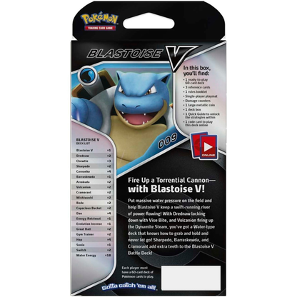 Pokémon TCG: Blastoise V Battle Deck