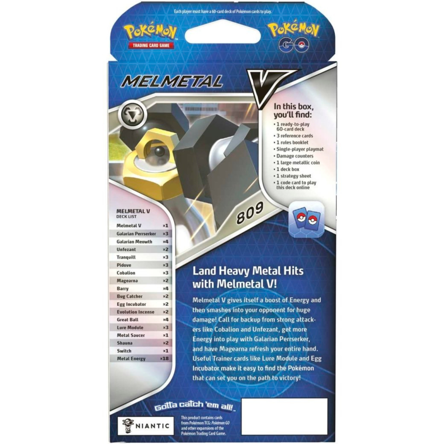 Pokémon TCG: Pokémon GO Melmetal V Battle Deck
