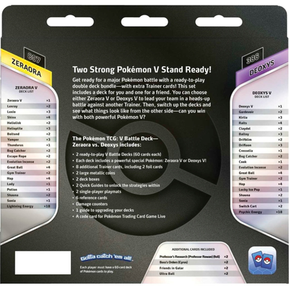 Pokémon TCG: V Battle Deck (Zeraora vs. Deoxys)