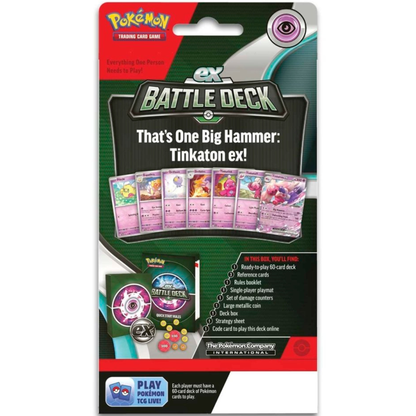 Pokémon TCG: Tinkaton ex Battle Deck (Ready-to-Play 60-Card Deck)