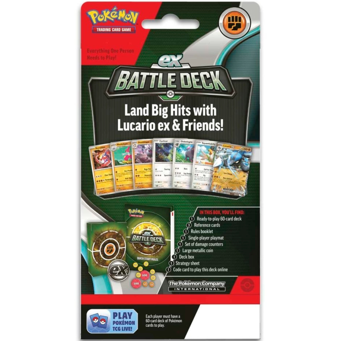 Pokémon TCG: Lucario ex Battle Deck (Ready-to-Play 60-Card Deck)