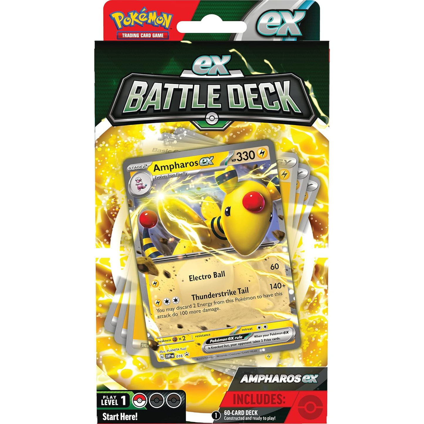 Pokémon TCG: Ampharos ex Battle Deck (Ready-to-Play 60-Card Deck)