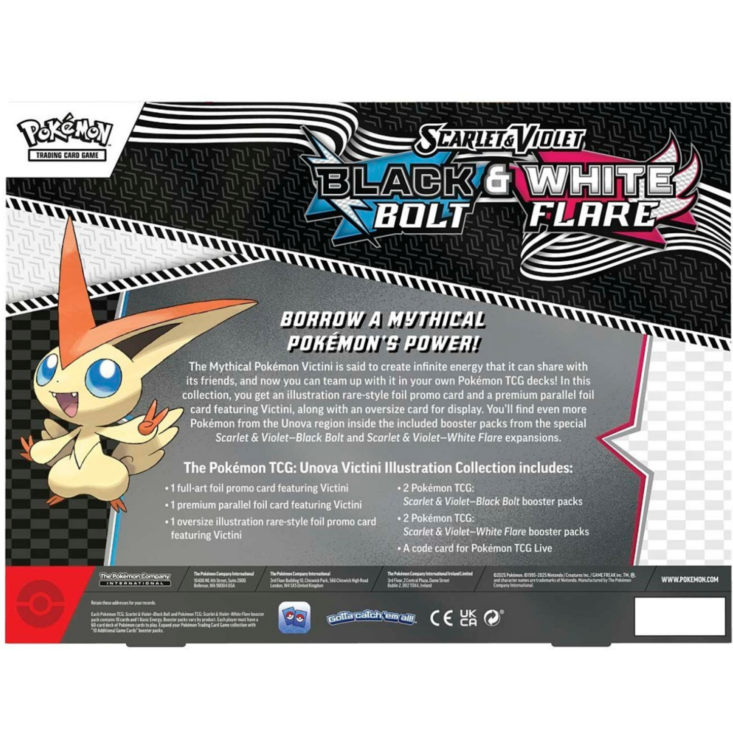 Pokemon TCG Scarlet & Violet 10.5 Unova Victini Illustration Collection