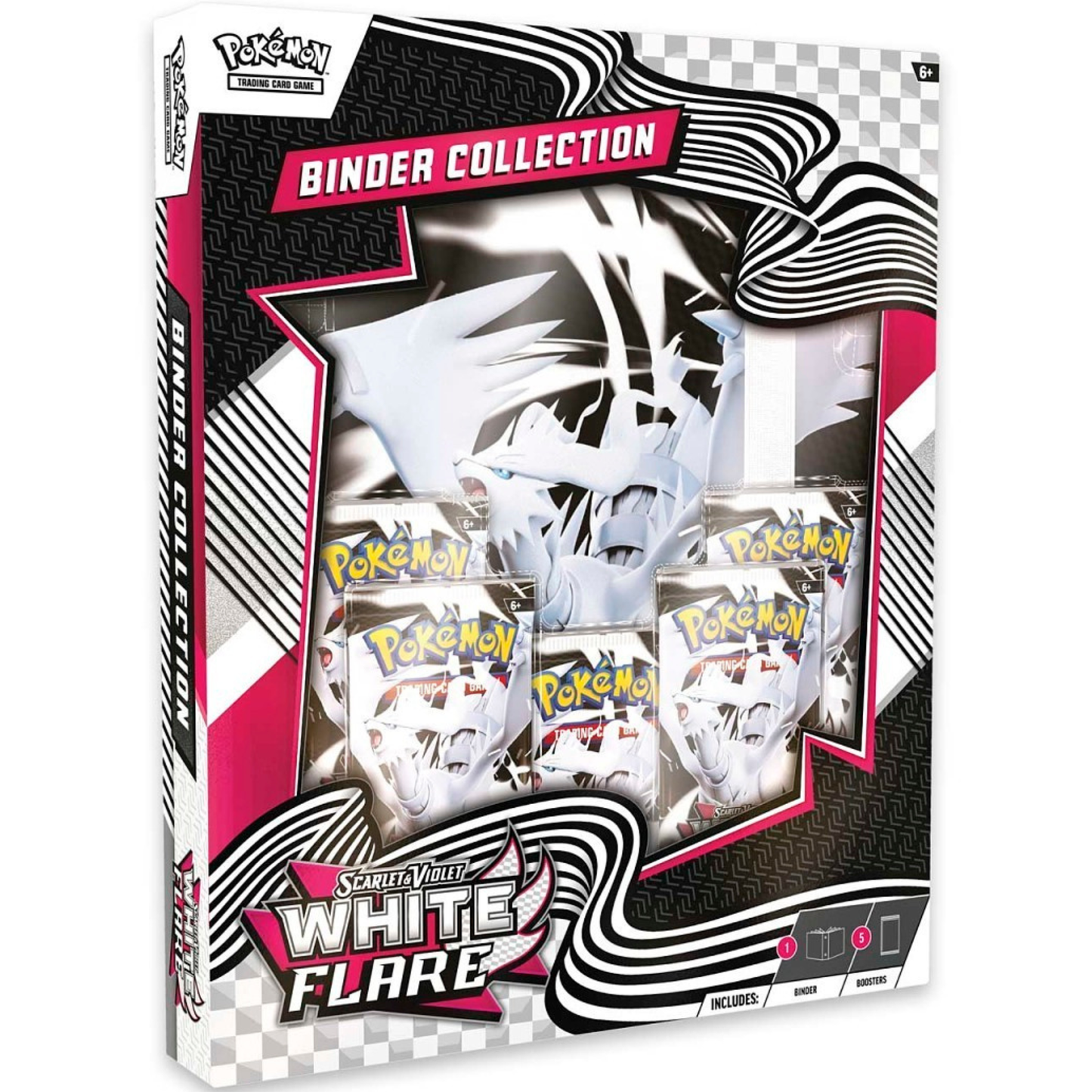 Pokemon TCG Scarlet & Violet 10.5 White Flare Binder Box