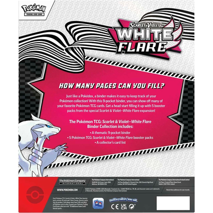 Pokemon TCG Scarlet & Violet 10.5 White Flare Binder Box