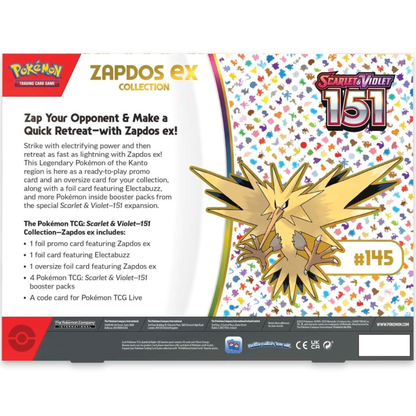 Pokémon TCG: Scarlet & Violet 151 Collection - Zapdos ex