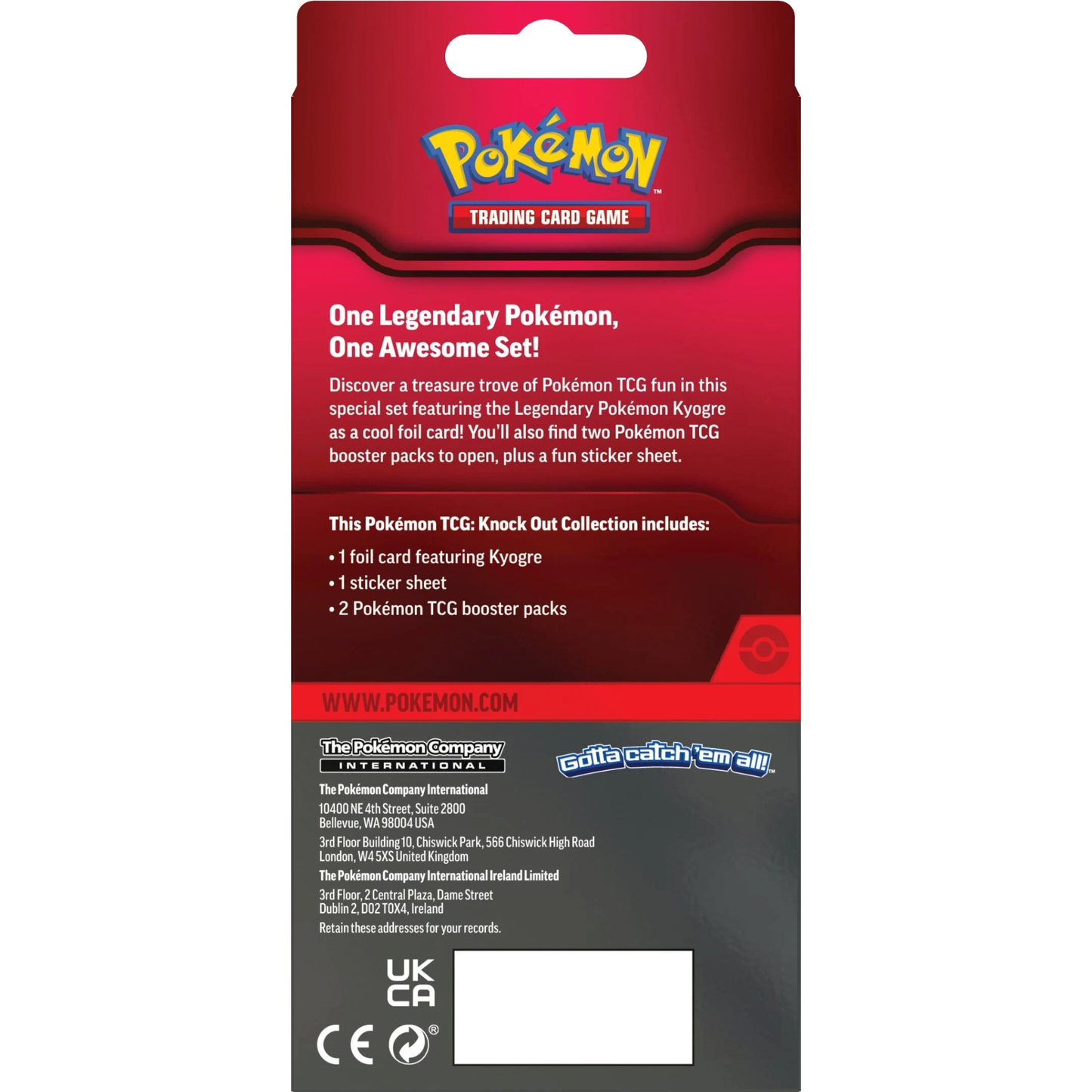 Pokémon TCG: Knock Out Collection (Kyogre)