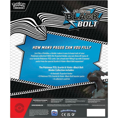 Pokemon TCG:  Scarlet & Violet—Black Bolt Binder Collection