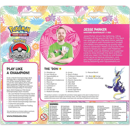 Pokemon TCG: 2024 World Championships Deck Jesse Parker - The 'Don