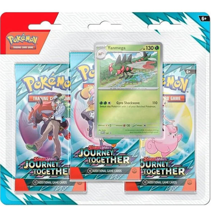 Pokémon TCG: Scarlet & Violet - Journey Together Three Booster Packs & Yanmega Promo Card