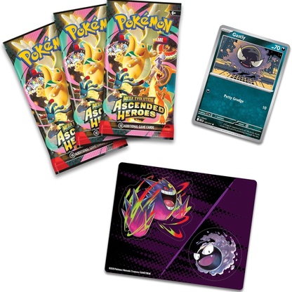 Pokémon TCG: Mega Evolution-Ascended Heroes Tech Sticker Collection - Gastly