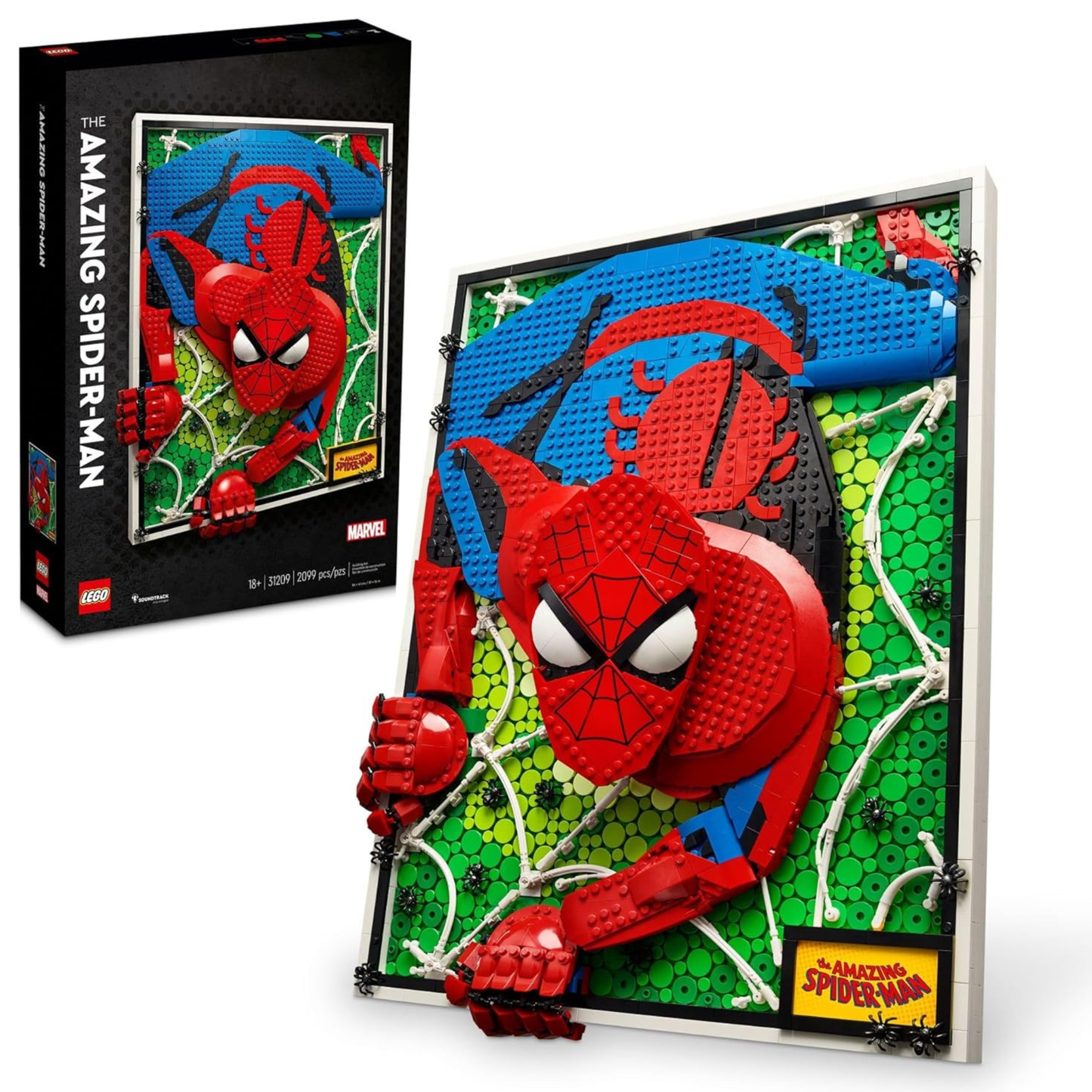 LEGO Art: The Amazing Spider-Man Build & Display Set (31209)
