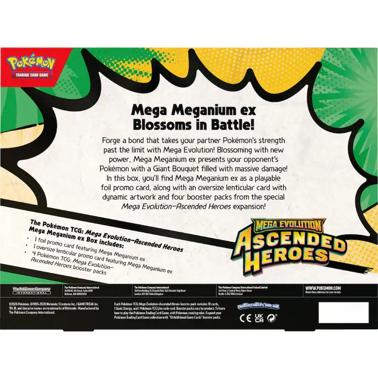 Pokémon TCG: Ascended Heroes - Mega Meganium ex Box