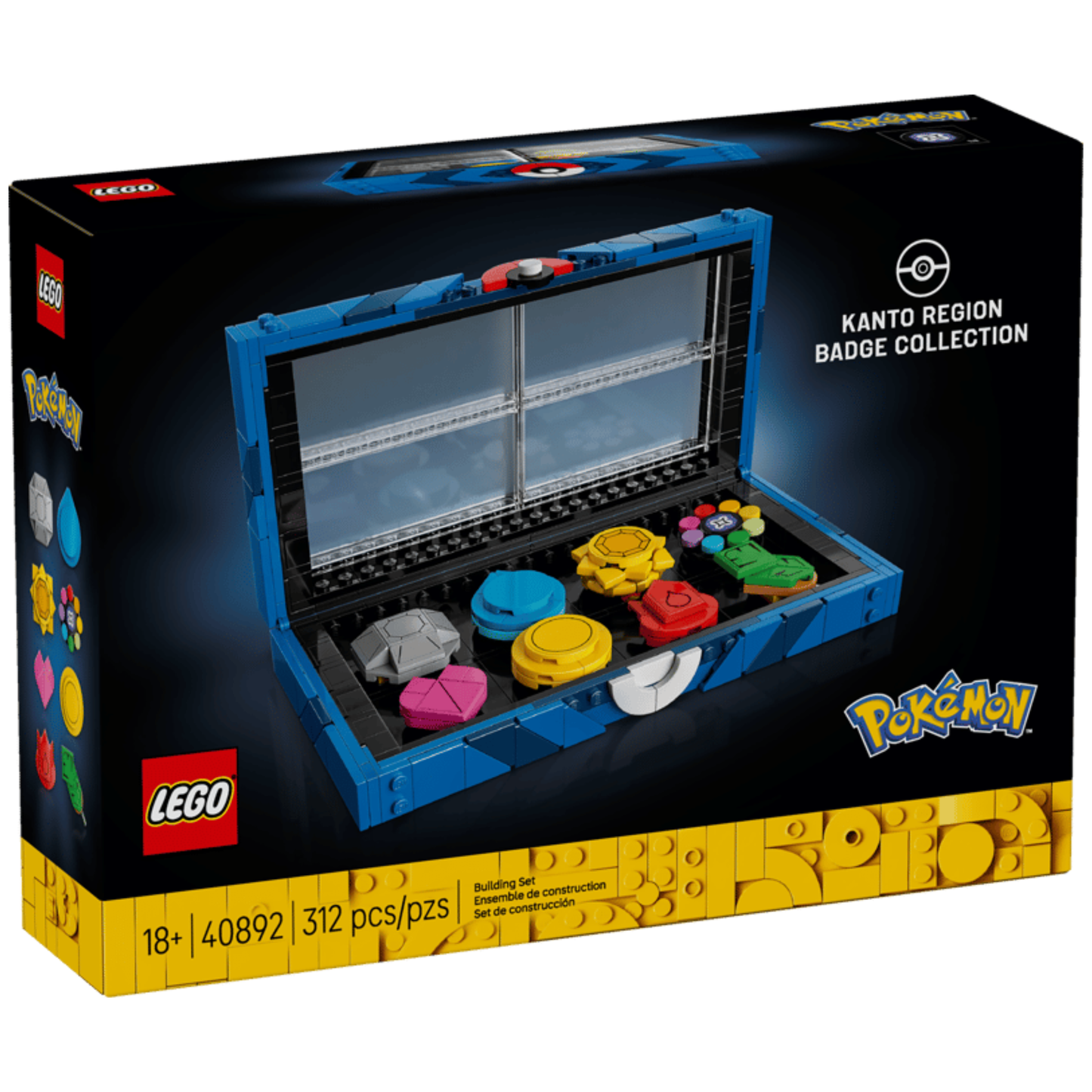 LEGO Pokémon: Kanto Region Badge Collection Building Set 40892