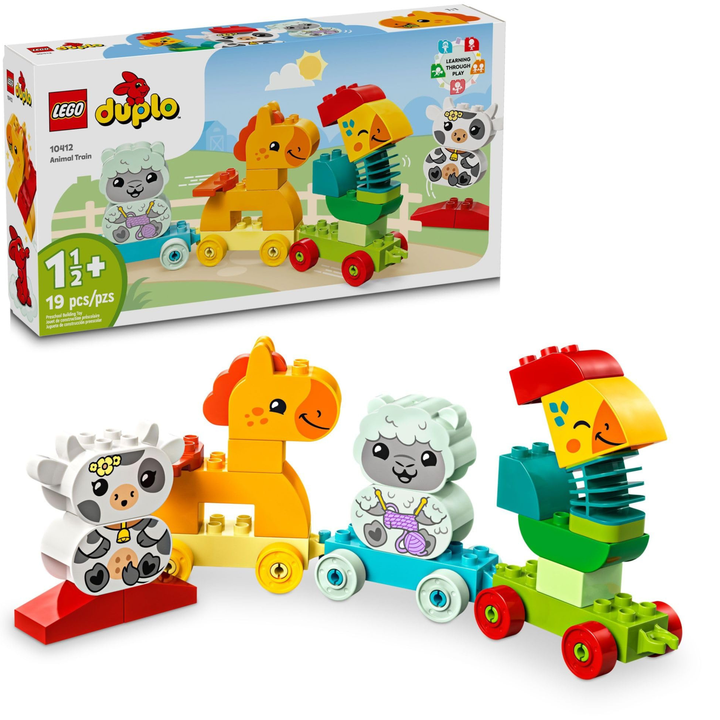 LEGO DUPLO: Animal Train Building Set 10412