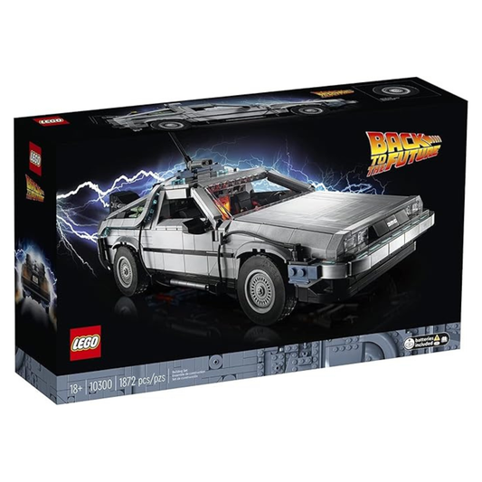 LEGO Icons: Back to the Future Time Machine DeLorean Building Set 10300