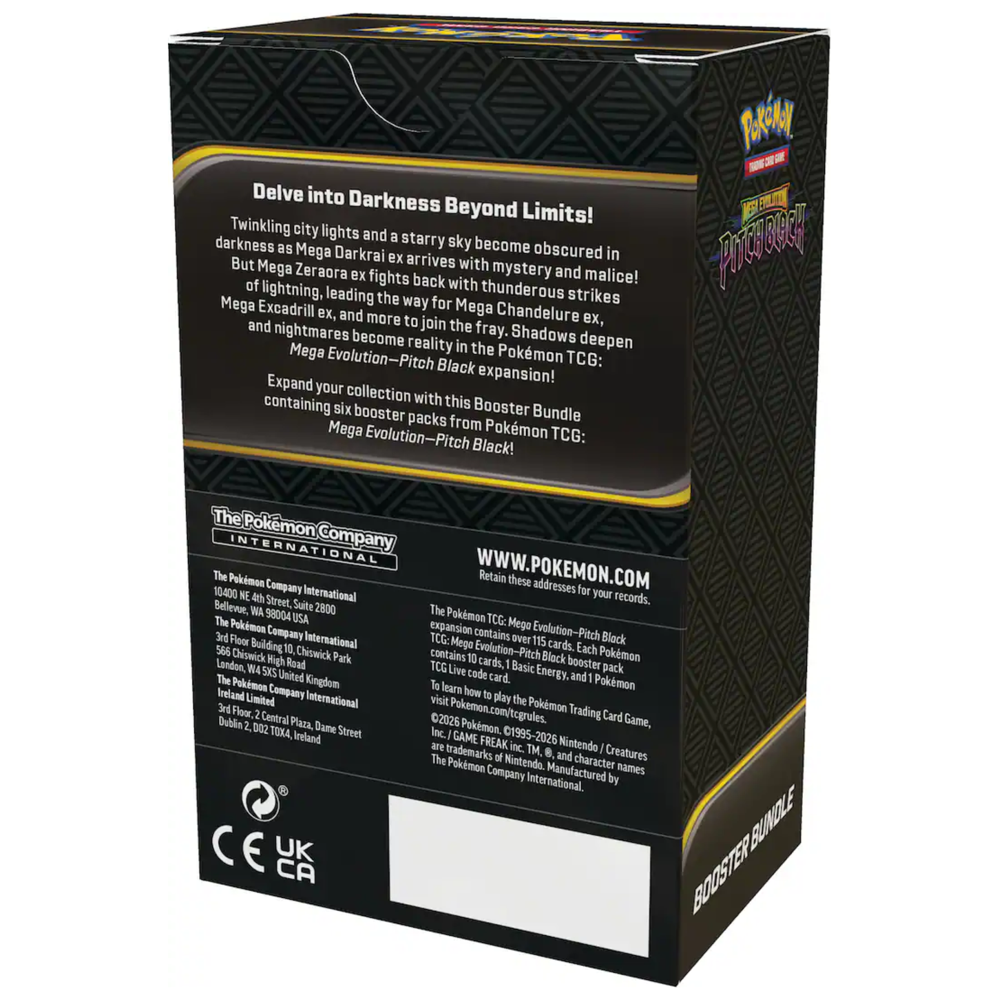 Pokémon TCG: Mega Evolution - Pitch Black Booster Bundle
