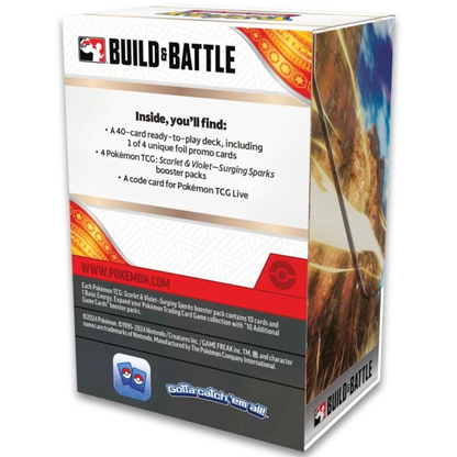 Pokémon TCG: Scarlet & Violet Surging Sparks Build & Battle Box