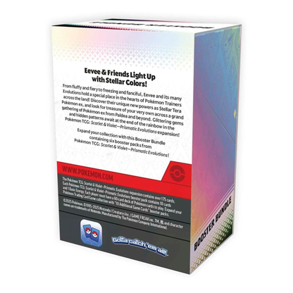 Pokémon TCG: Scarlet & Violet Prismatic Evolution Booster Bundle