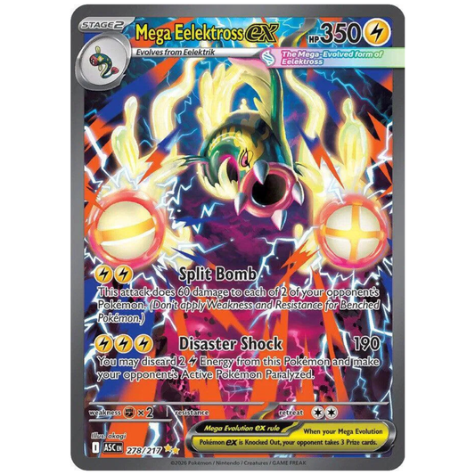 Mega Eelektross ex #278/217 - Ascended Heroes