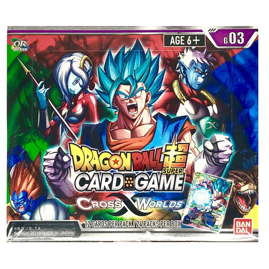 Dragon Ball Super Card Game: Cross Worlds Booster Box [B03]