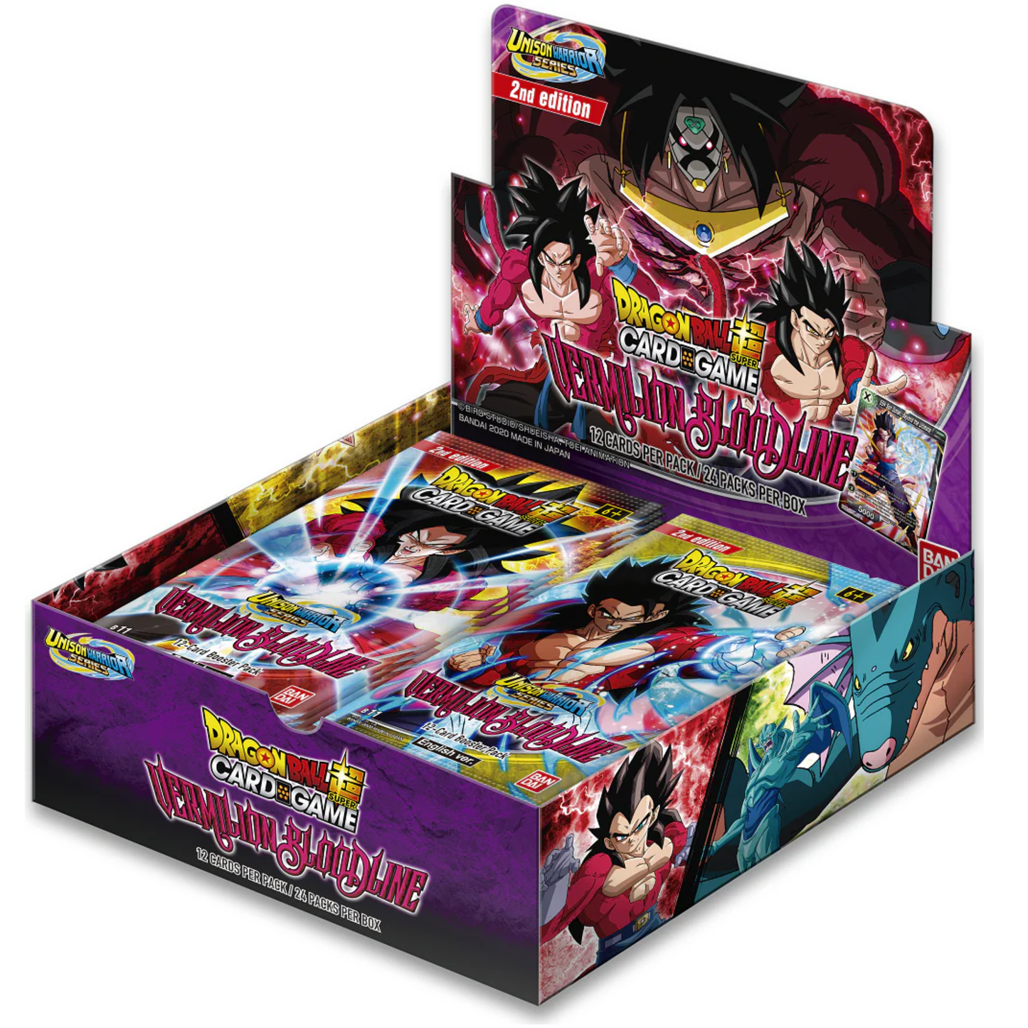 Dragon Ball Super Card Game: Vermilion Bloodline Booster Box (2nd Edition) [B11]
