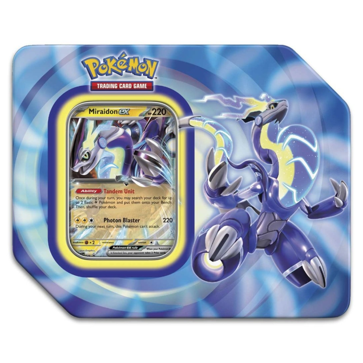 Pokémon TCG: Miraidon ex Tin