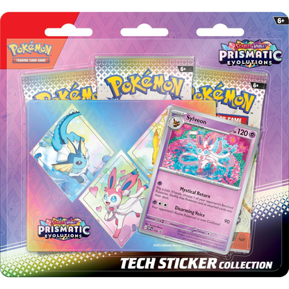 Pokémon TCG: Scarlet & Violet—Prismatic Evolutions Tech Sticker Collection - Sylveon