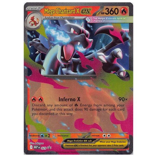 Pokémon TCG: Mega Charizard X EX #29 – Promo Single Card