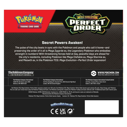 Pokémon TCG Mega Evolution – Perfect Order Booster Box