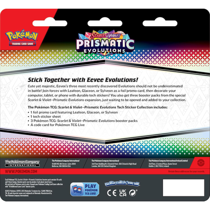 Pokémon TCG: Scarlet & Violet—Prismatic Evolutions Tech Sticker Collection - Sylveon