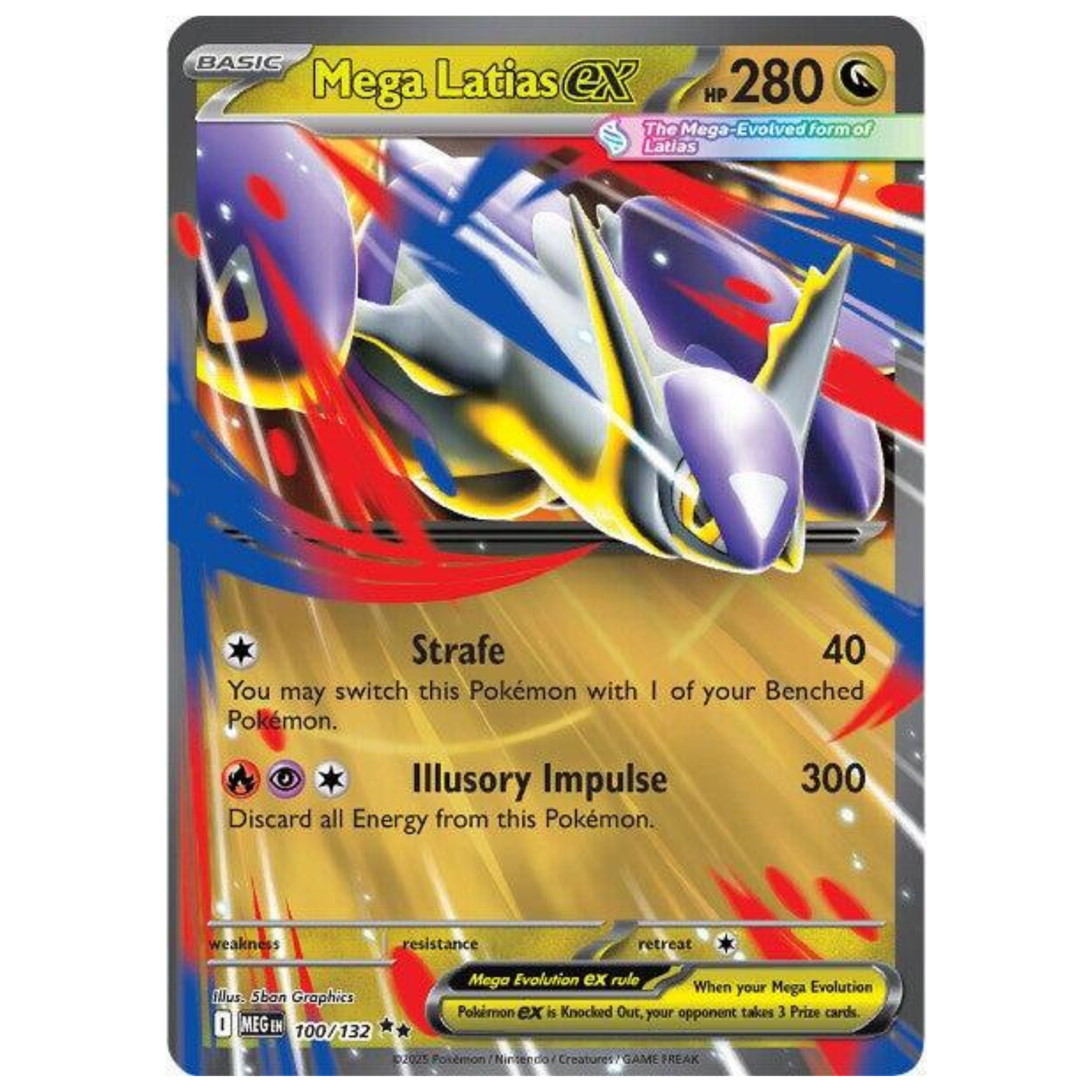 Pokémon TCG: Mega Latias ex #100 – Mega Evolution Single Card